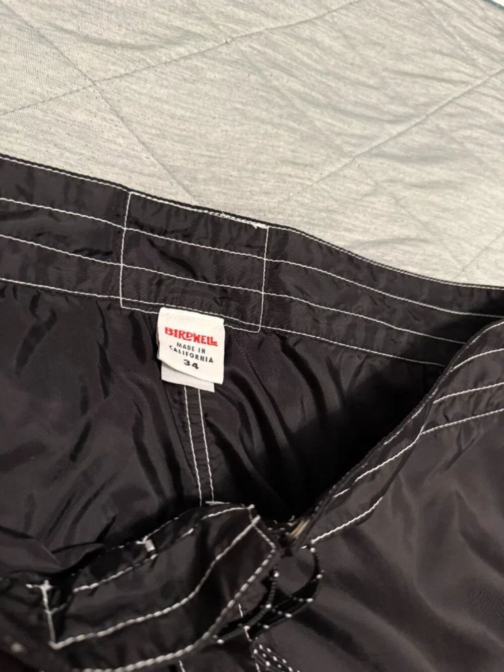 Birdwell Beach Britches Boardshorts Black Sz 34 Like New